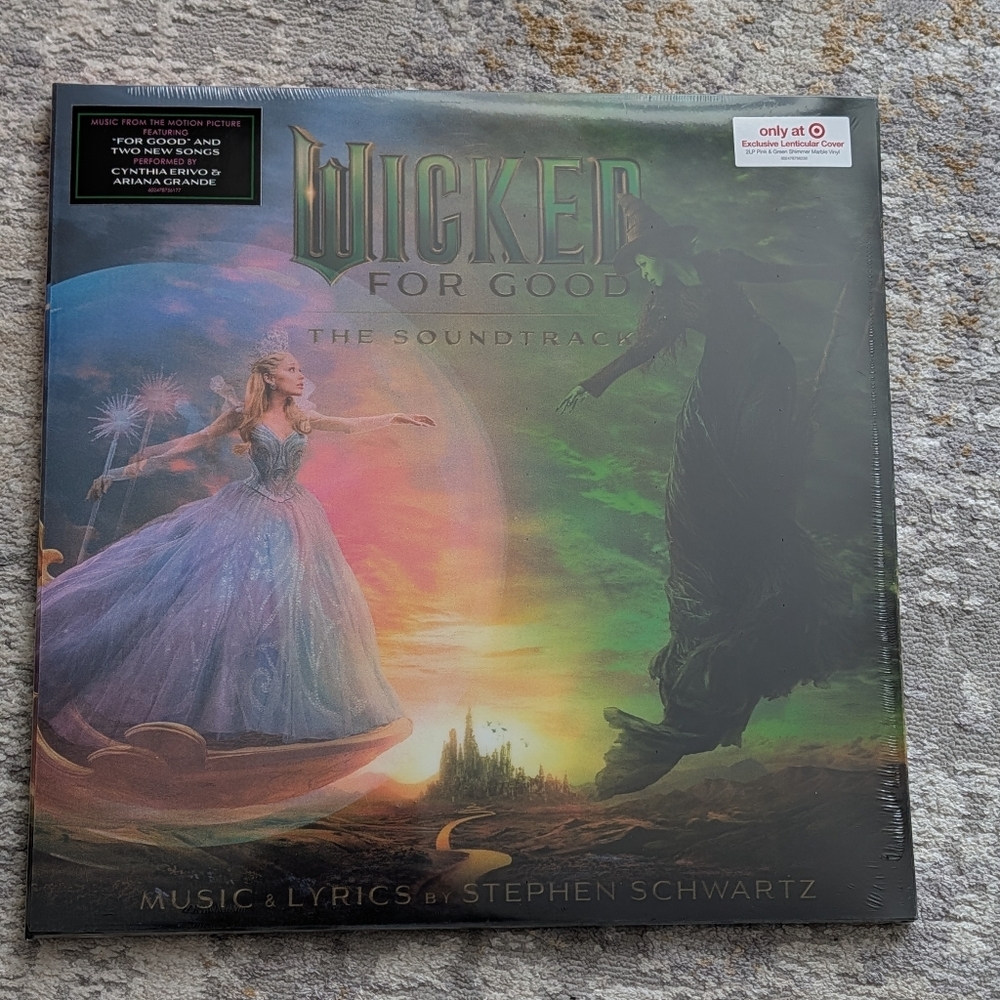 Wicked For Good The Soundtrack Target Exclusive Lenticular Cover Sealed